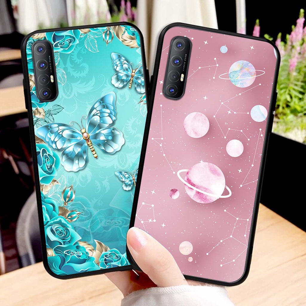 Ốp lưng Oppo RENO 3 PRO in hình hoa xinh xắn, hiện đại , thời trang ,phong cách