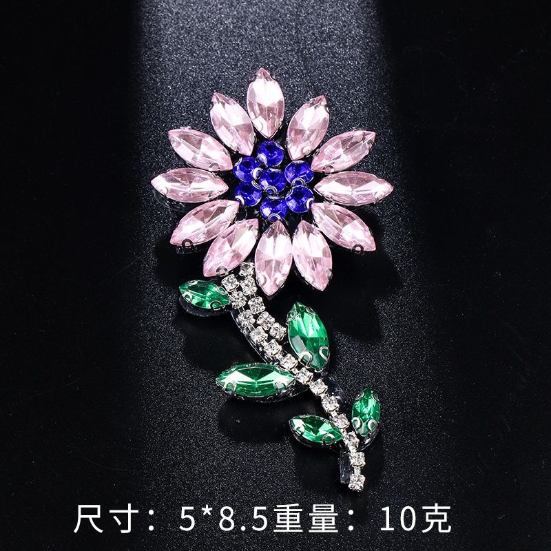 Ghim Cài Áo Hình Trái Cây Đính Đá Thời Trang Mới