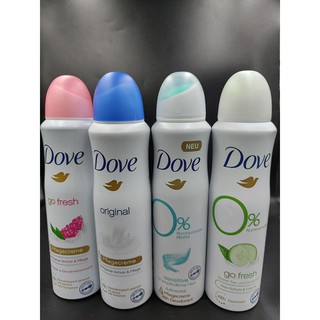Xịt khử mùi Dove cho nữ 150ml, hàng hàng Đức
