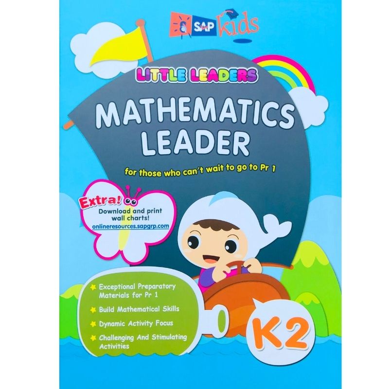 Sách Siêu Nhân Toán K2, Little Leaders Mathematics leaders - Á Châu Books ( 5 - 6 tuổi )