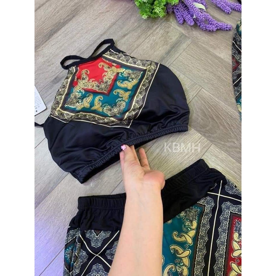 BỘ Đồ Bơi Bikini 3 Chi Tiết Họa Tiết Thổ Cẩm | BigBuy360 - bigbuy360.vn