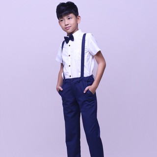 Áo sơ mi bé trai tay ngắn trắng từ 1 tuổi - 12 tuổi để đi chơi và đi tiệc TAS012 - JADINY