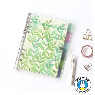 [MÃ MIFFPLAN2 giảm 5%] Sổ Còng/Sổ Planner/Sổ Ghi Chép 80 Trang Bìa Nhựa Trong A5/A6 Bìa PU [Kèm Giấy Màu + Quà Tặng]