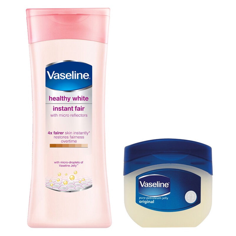 Sữa Dưỡng Thể Vaseline Sáng Da + Tặng Sáp Dưỡng Ẩm