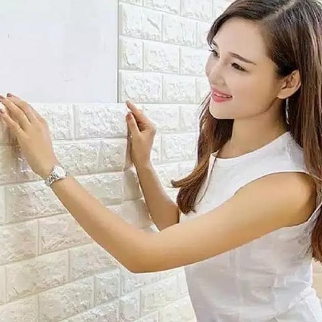 Miếng Dán Tường Trang Trí Bằng Xốp Giả Gạch 3d 70x77