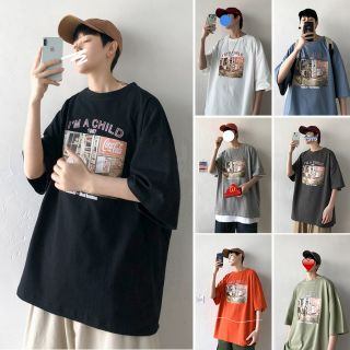 Áo phông tay lỡ unisex nam nữ i'm a child 1987