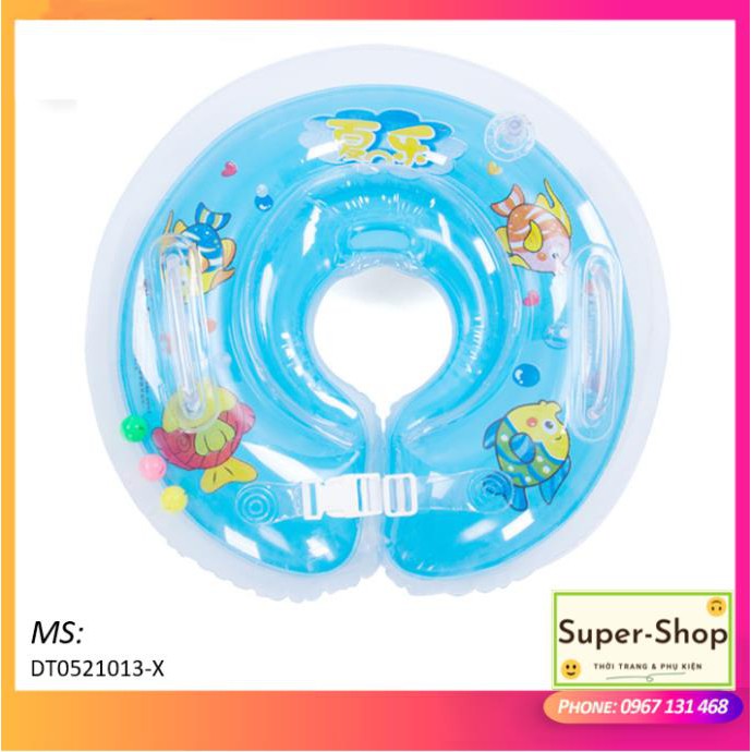 Phao bơi trẻ em hai lớp bền đẹp, phao bơi cổ cho bé sơ sinh đa dạng màu sắc [Super-Shop] DT0521013