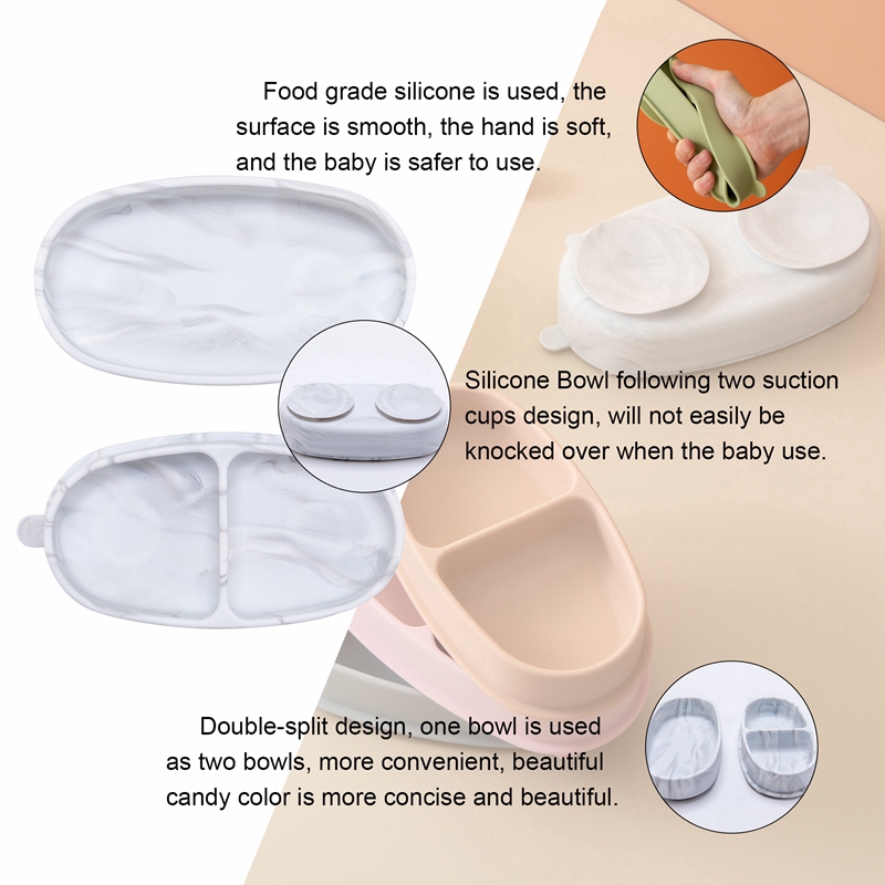 Bát đựng thức ăn MAMIMAMIHOME không độc hại thân thiên môi trường đa chức năng nhiều màu sắc cho bàn ăn trẻ em