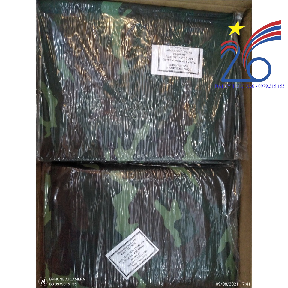 Tấm mưa nilon , tấm bạt trải đi phượt dã ngoại in loang loại mới mẫu 2020 kích thước 2m2*1m6