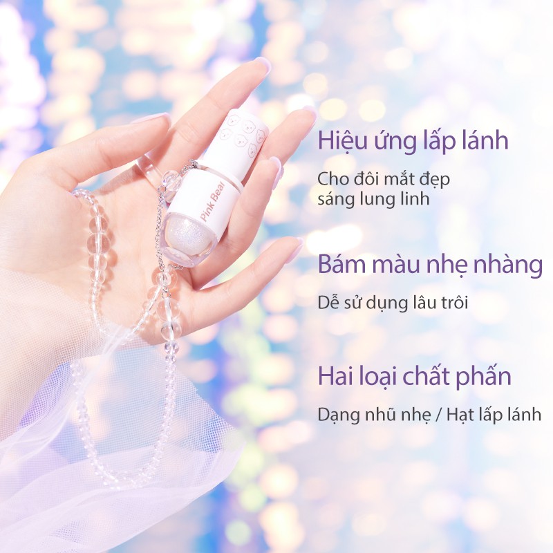 Phấn Mắt Pink Bear Dạng Lỏng Tạo Hiệu Ứng Sao Lấp Lánh 4 Màu Tuỳ Chọn 3g | BigBuy360 - bigbuy360.vn
