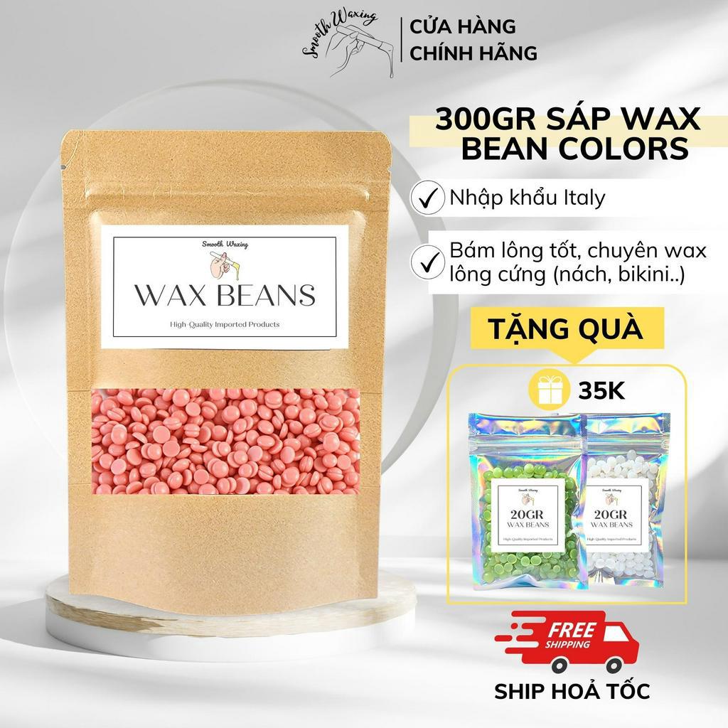 300GR SÁP WAX LÔNG NÓNG WAX BEAN TẨY LÔNG TRIỆT LÔNG NHẬP KHẨU TẶNG QUE WAX