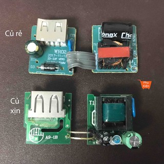 Củ sạc iphone loại vuông xịn