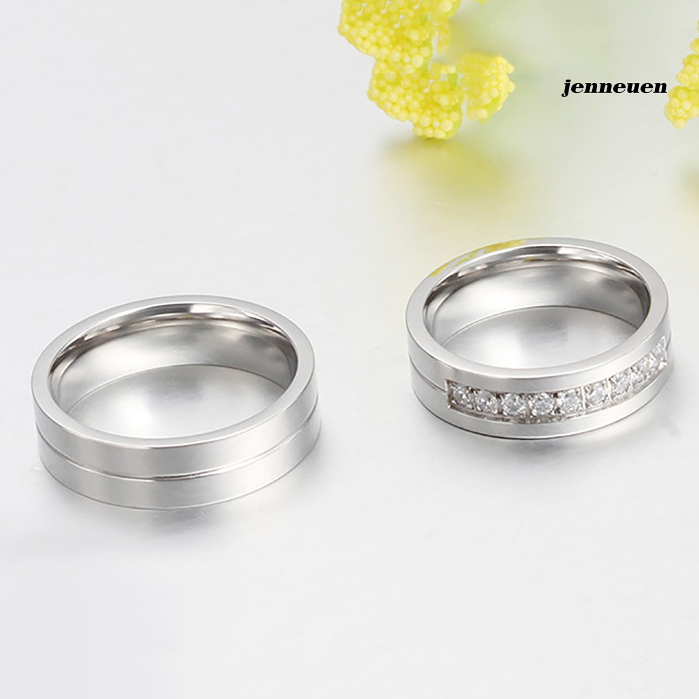 Nhẫn Đính Đá Thời Trang Dành Cho Các Cặp Đôi