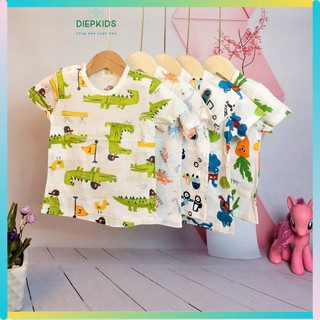 Áo thun bé trai áo cộc tay hàn quốc xuất xịn cotton hè mát lạnh-DA407