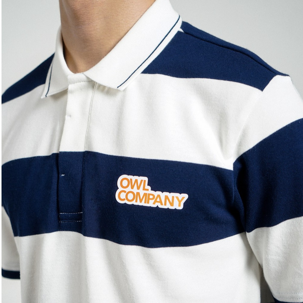 [Mã LT50 giảm 50k đơn 250k] OWL BRAND® Áo Thun Polo Sọc Ngang Cotton - OWL241020 | BigBuy360 - bigbuy360.vn