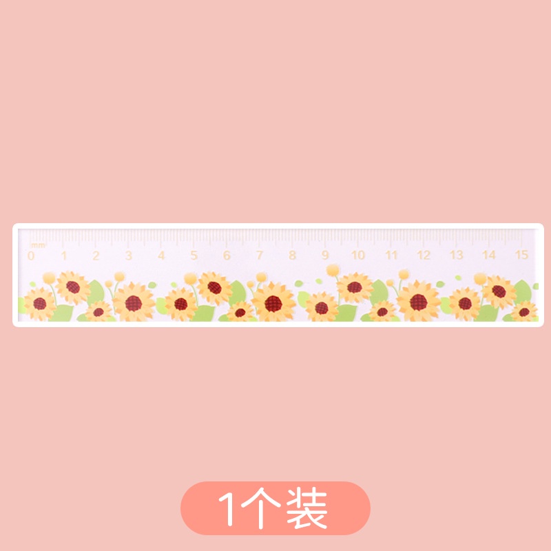 Thước kẻ / Thước Đo Chất Liệu acrylic Dày Dặn Hoạ Tiết Hoạt Hình Dễ Thương | Thước Vẽ Văn Phòng Phẩm Học Tập