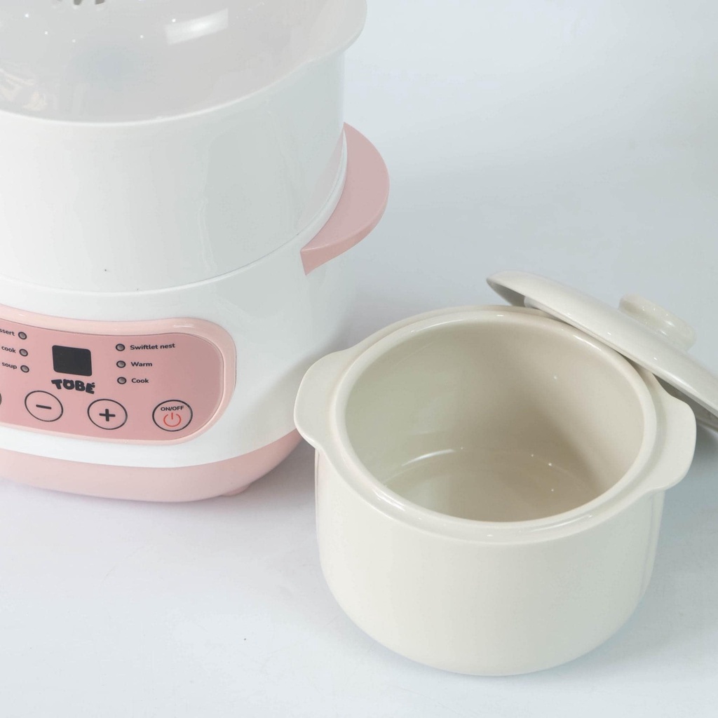 Nồi nấu cháo chậm tích hợp 6 chế độ nấu giữ dinh dưỡng hoàn hảo