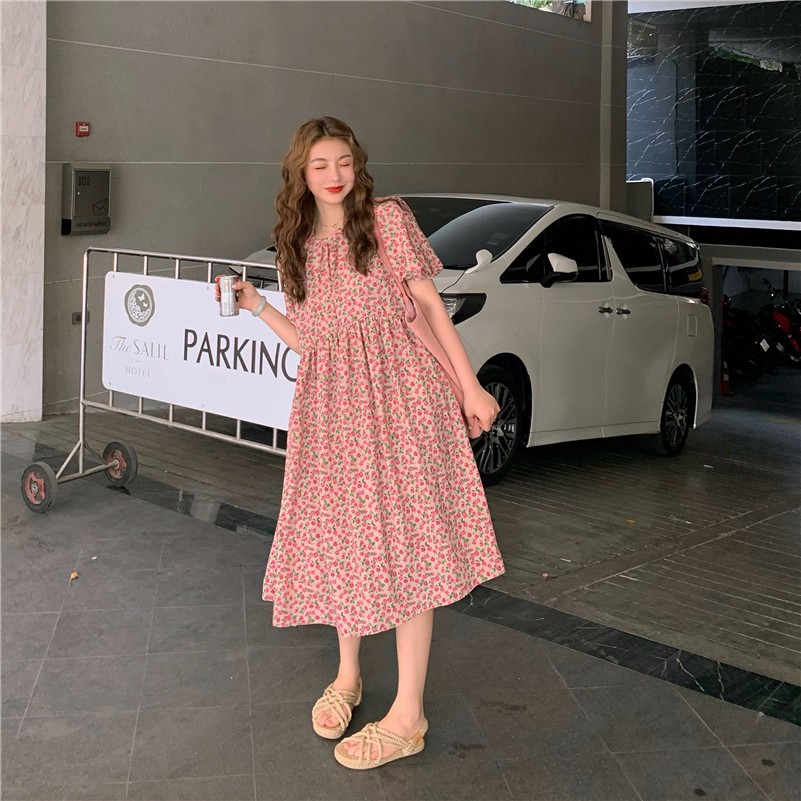 [Mã FAXANH1505 giảm 10K đơn 50K] [Có sẵn] Đầm hoa nhí dáng xòe váy babydoll dễ thương | BigBuy360 - bigbuy360.vn