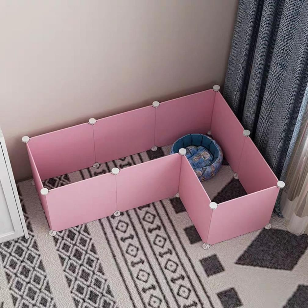 Bộ chuồng quây thú cưng 10 tấm nhựa 35x35cm