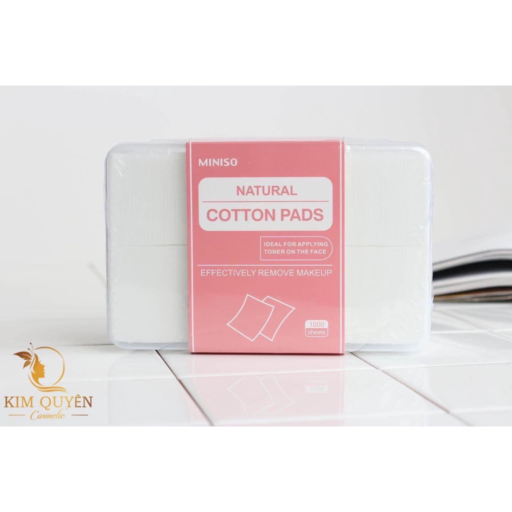 Bông tẩy trang Miniso 1000 miếng