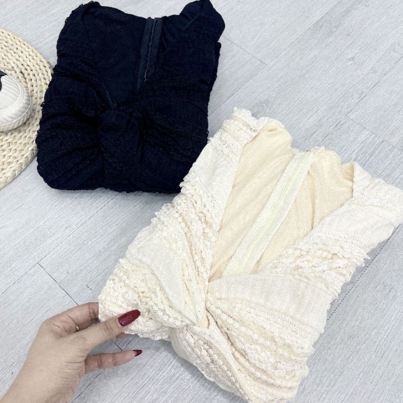 ĐẦM MAXI REN XOẮN NGỰC CAO CẤP 2 MÀU