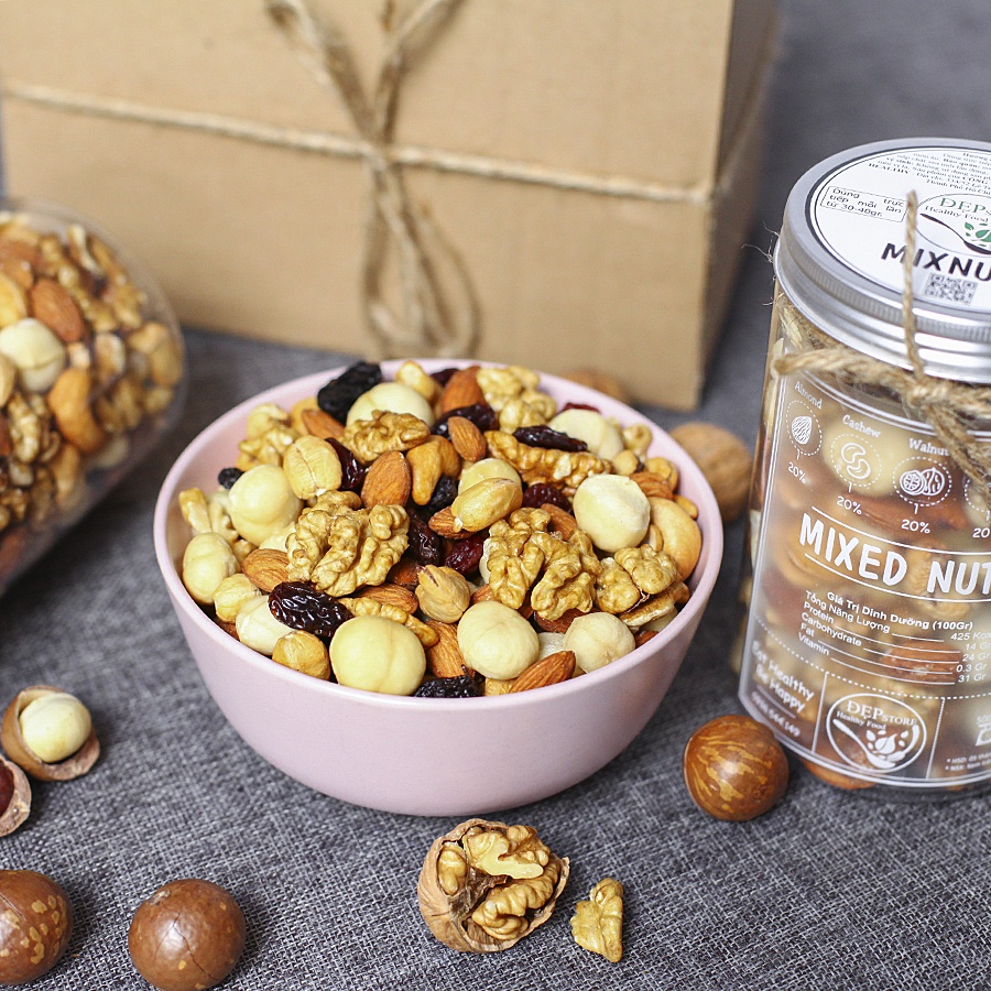 MIX NUTS 5 Loại Hạt Chất Lượng Đẹp Store - Dinh Dưỡng Cho Mẹ Và Bé