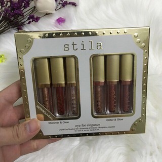 Set 6 cây nhũ mắt Stila lấp lánh DD E405