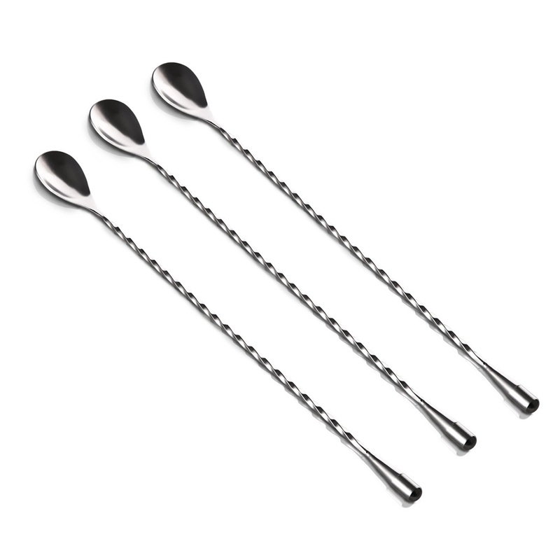 Muỗng khuấy cocktail bằng thép không gỉ 12 inch