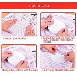Set 10 miếng dán, thấm mồ hôi vùng nách