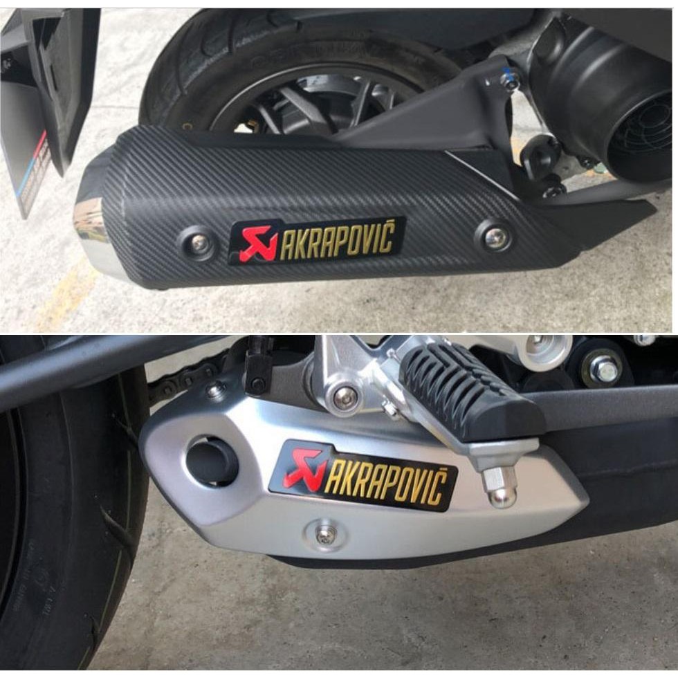 Tem nhôm dán Pô xe - ống xả Akrapovic Akapovic nhiều kích thước