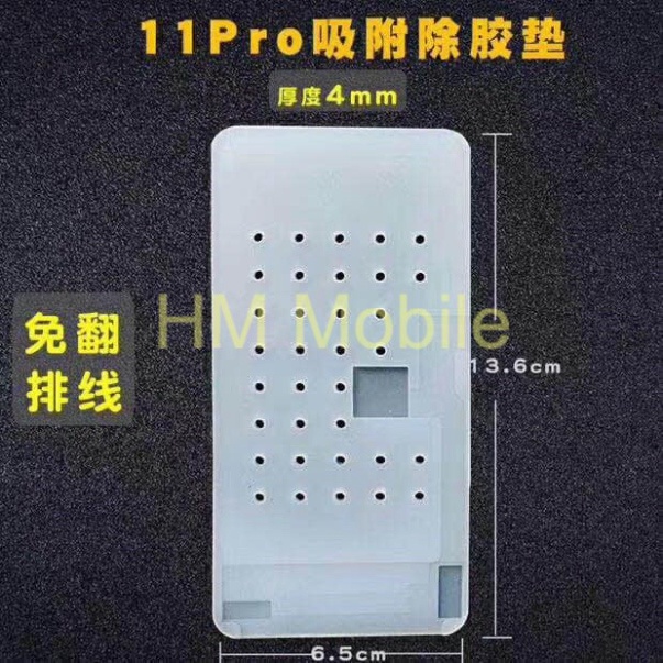 _ Miếng cao su hút màn hình từ iPhone X đến 12 Pro Max