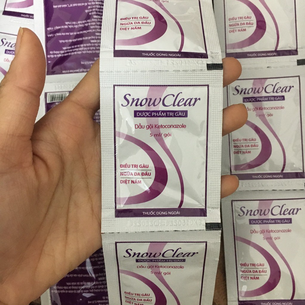 Dầu gội chống gàu và ngứa da đầu SNOW CLEAR dạng gói( Bán lẻ một gói ) | BigBuy360 - bigbuy360.vn