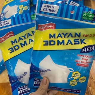 Khẩu trang 3D Mask Người lớn Chống Bụi Mịn