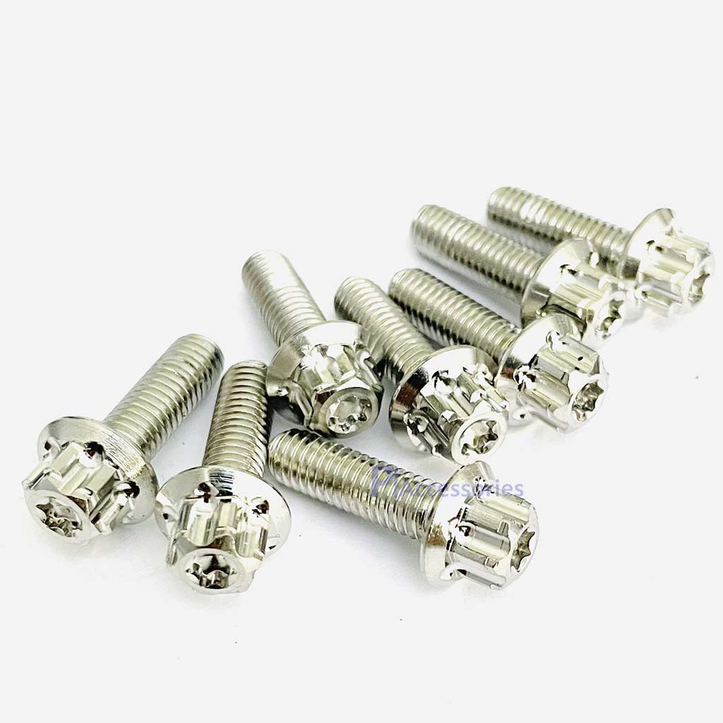 Ốc Salaya Inox 304 Cao Cấp 6li20 Trụ Gắn Cùm Tay Côn Tay Ga Sonic Satria Raider... PKPH