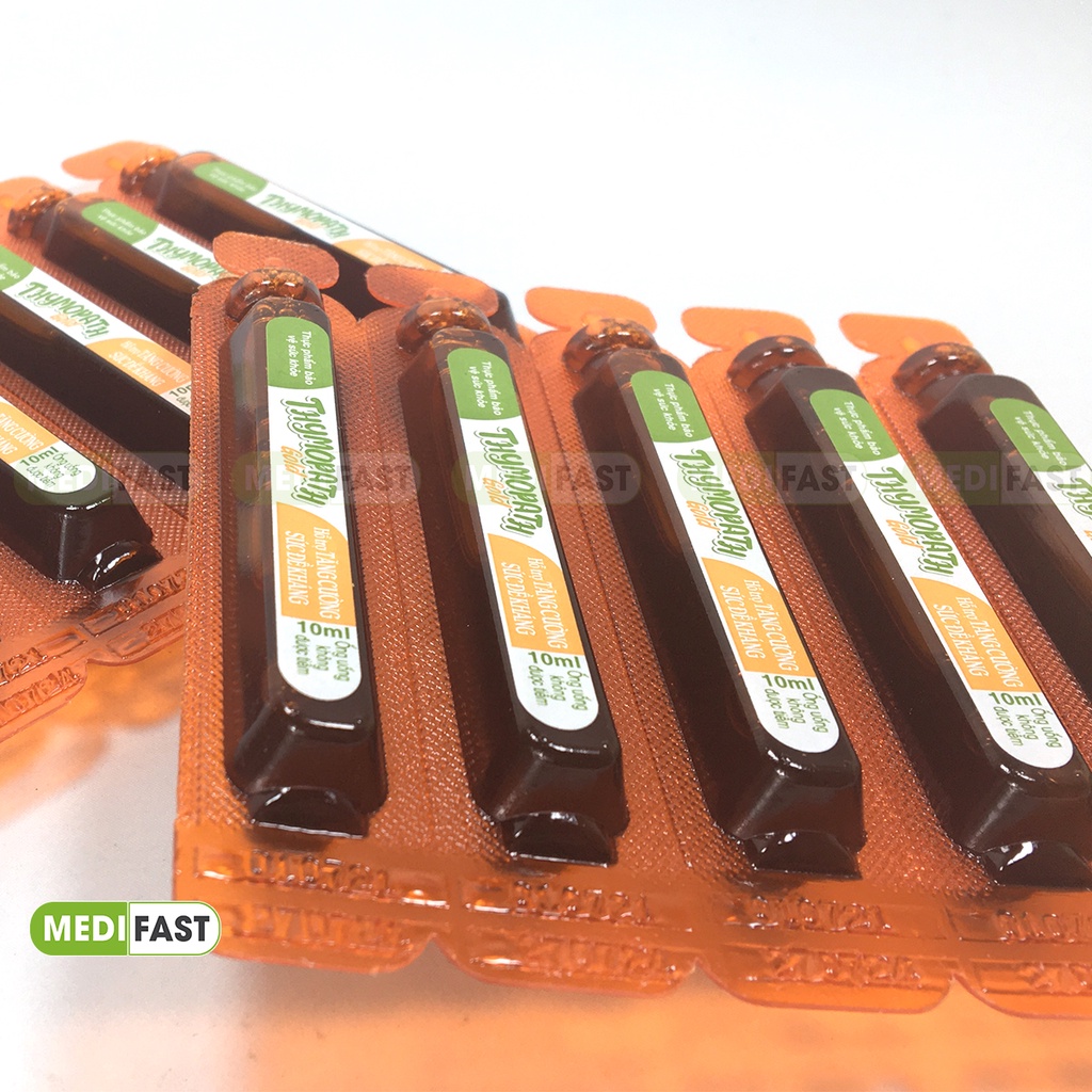 Siro tăng miễn dịch, tăng sức đề kháng Thymopath Gold cho bé từ 6 tháng tuổi - Hộp 20 ống từ thao dược