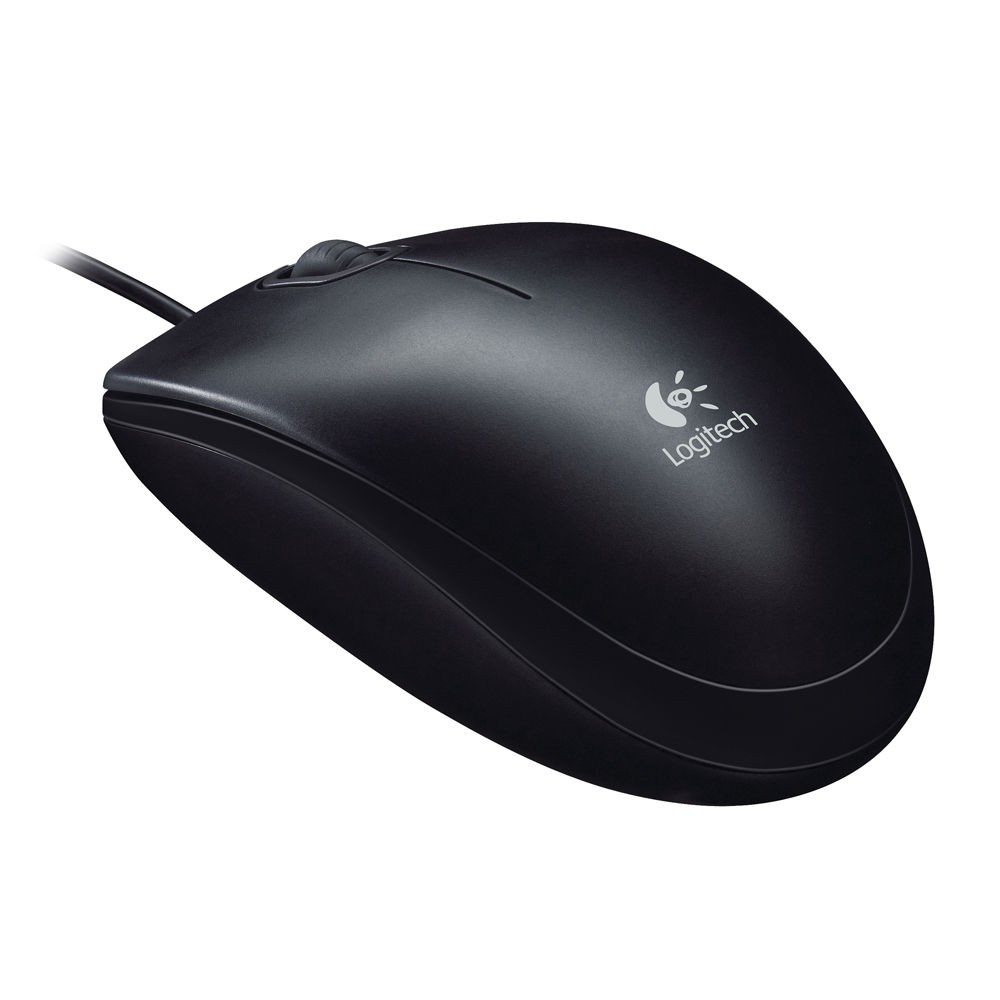 Chuột Logitech B100 Có Dây - Hàng Chính Hãng