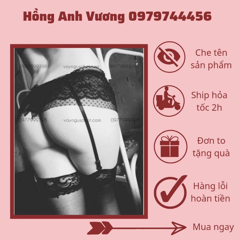 kẹp tất ren hoa sexy gợi cảm