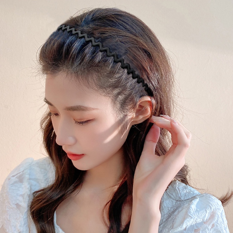 Băng Đô Cố Định Tóc Màu Trơn Dành Cho Nữ