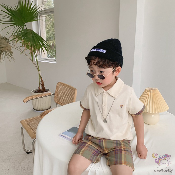 Bộ Áo Thun Ba Lỗ + Quần Short In Hoạt Hình Cho Bé