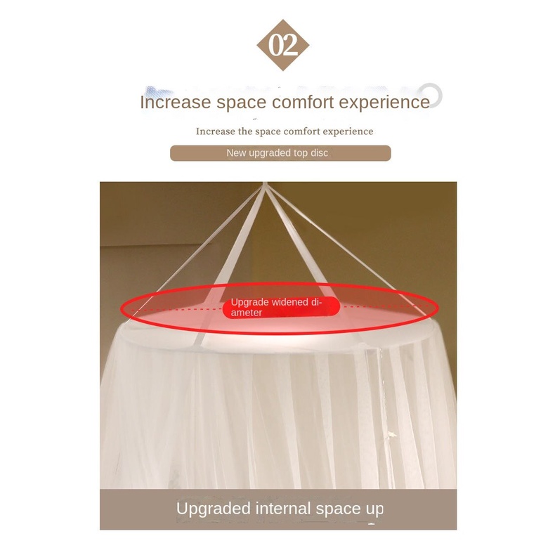 Màn ngủ chống muỗi phong cách công chúa kích thước 1.8M 1.5M 2.0M