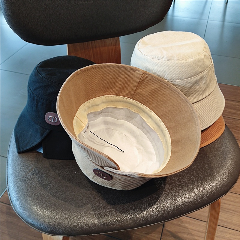 Nón Tai Bèo Màu Đen Phong Cách Hàn Quốc Thời Trang Mùa Xuân 2021