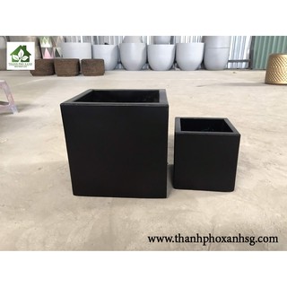 Chậu đá mài vuông 25cm