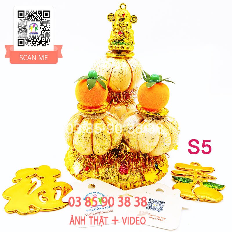 Tháp Tỏi Thần Tài - Bông Tỏi Thần Tài Tứ Quý VỢ CHỒNG TÔI