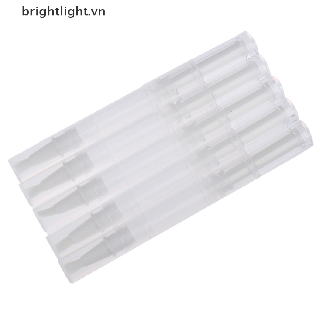 5 Cây bút rỗng đựng dầu dưỡng móng tay 3ml kèm cọ tiện dụng