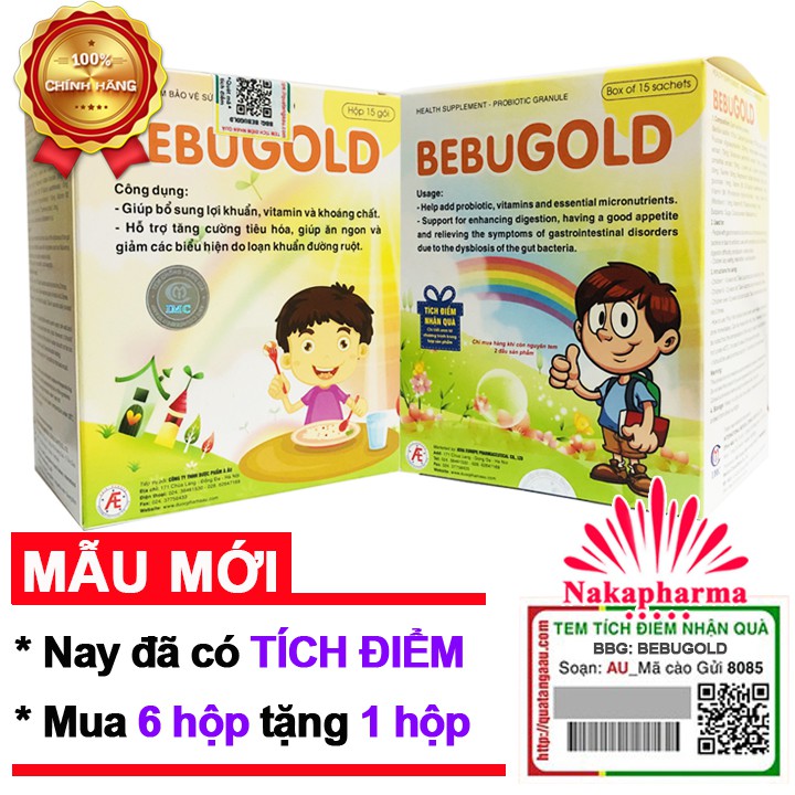 ✅ [KÈM QUÀ] Cốm vi sinh Bebugold – Bổ sung lợi khuẩn, giúp tăng cường tiêu hóa, giúp ăn ngon, hấp thu tốt