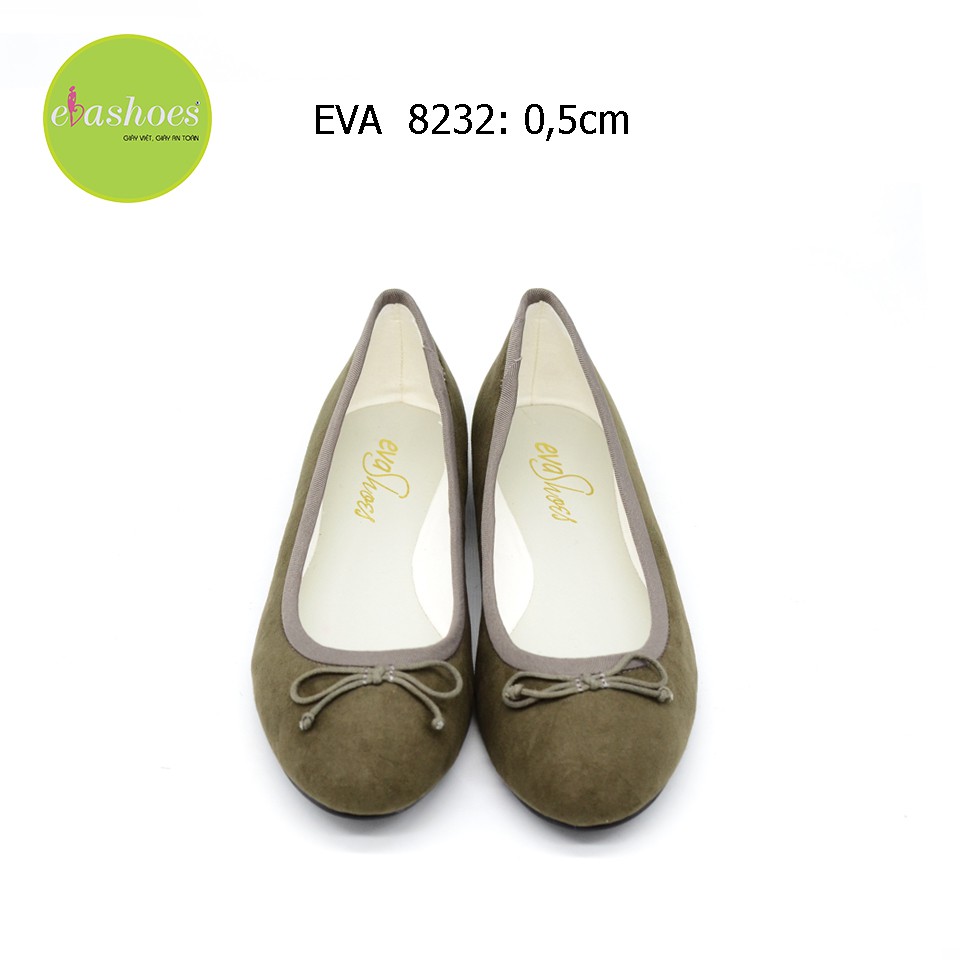 Giày bệt da lộn Evashoes8232