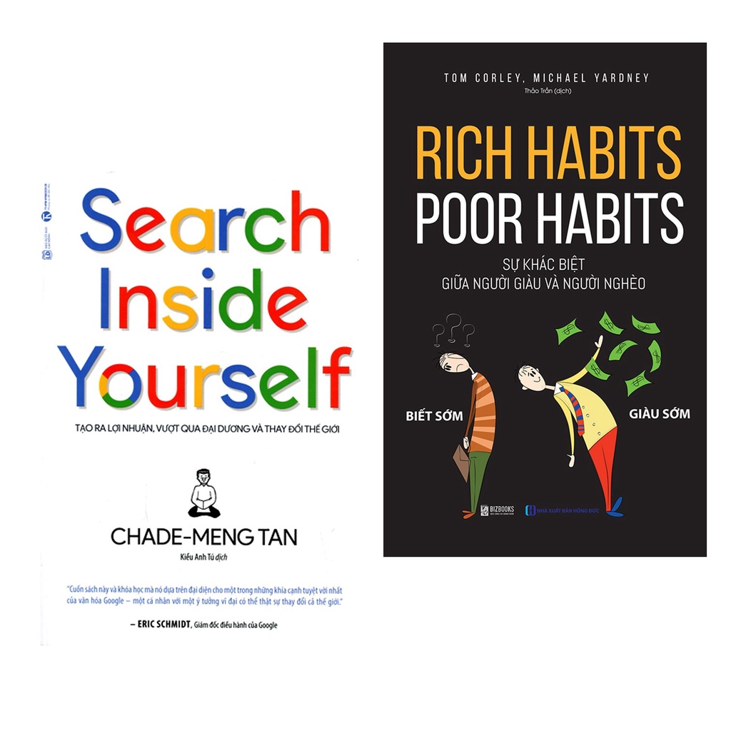 Sách - Combo Phát Triển Tư Duy Search Inside Yourself + Rich Habits - Poor Habits