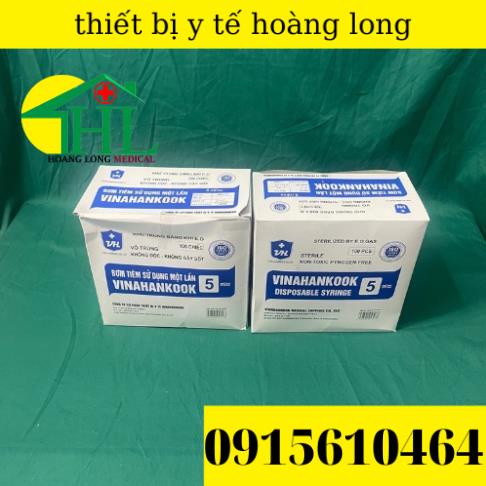 Bơm tiêm 1 lần Vinahankook 5ml