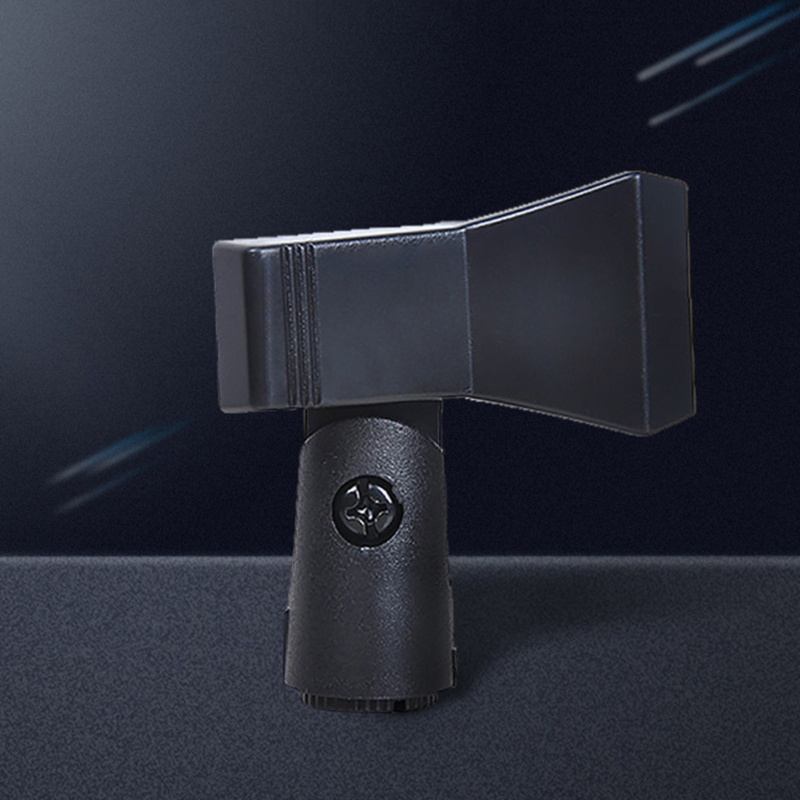 Kẹp Giữ mic Xây Dựng Bằng Nhựa Bền Bỉ Xây Dựng 180 Độ° Giá Đỡ Micro Trước Sau Xoay Được Tiện Dụng
