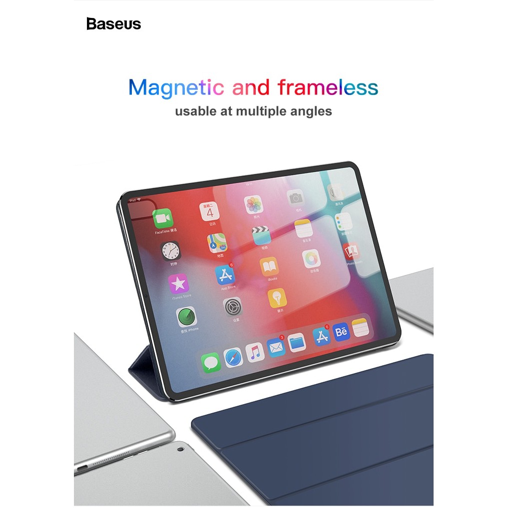 Bao da Baseus Simplism Y-Type Leather cho iPad Pro 11/12.9 inch(2018) | BigBuy360 - bigbuy360.vn